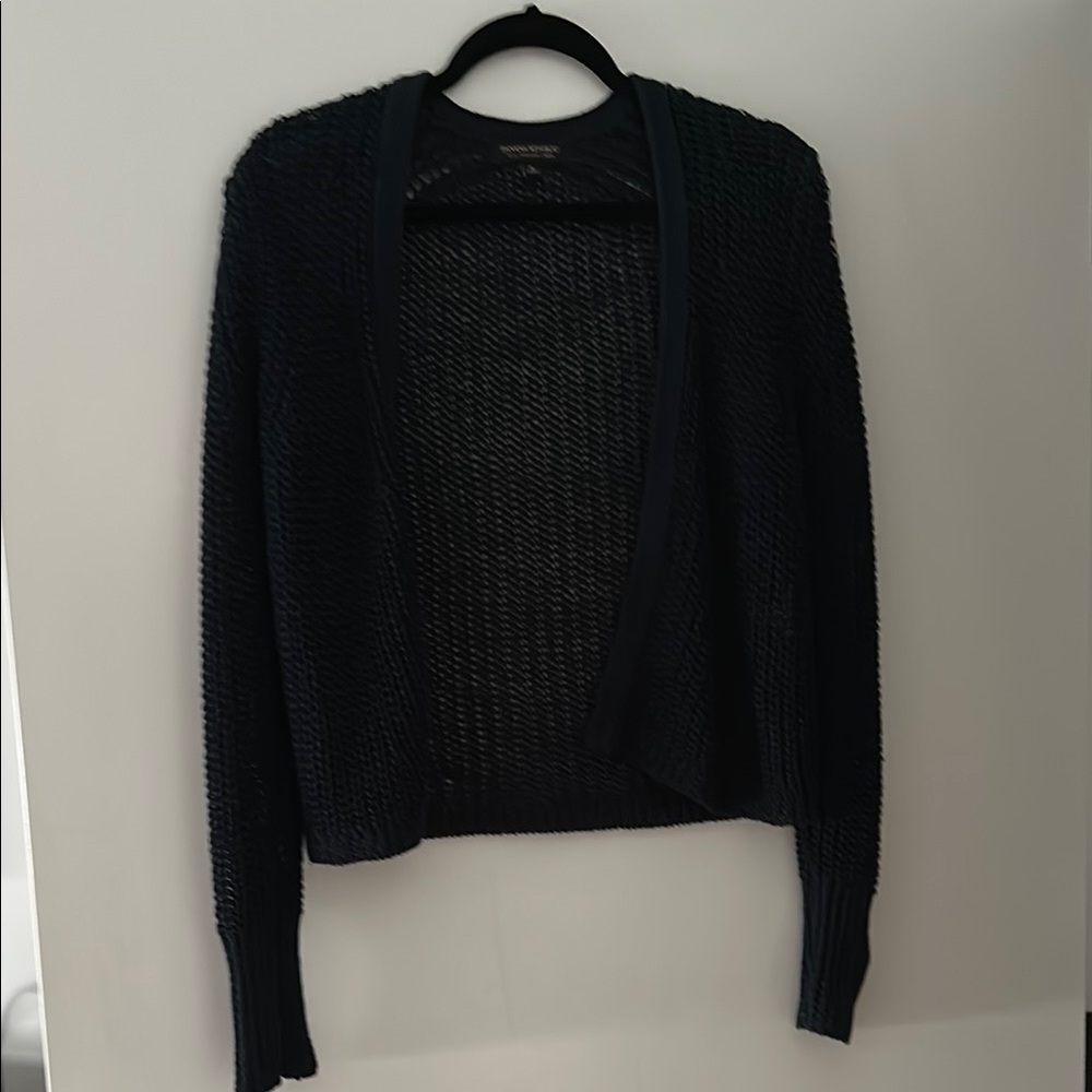 Banana Republic Navy Open-Front Cardigan